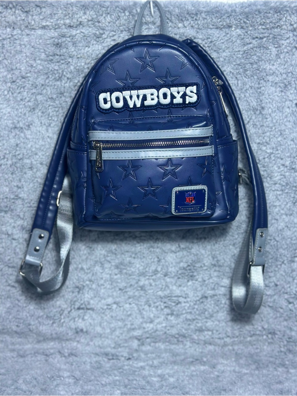 oungefly NFL Dallas Cowboys Mini Backpack Navy Blue Embossed Stars
